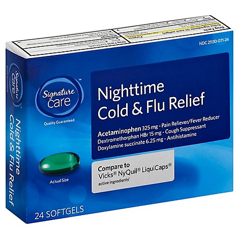 acetaminophen for flu