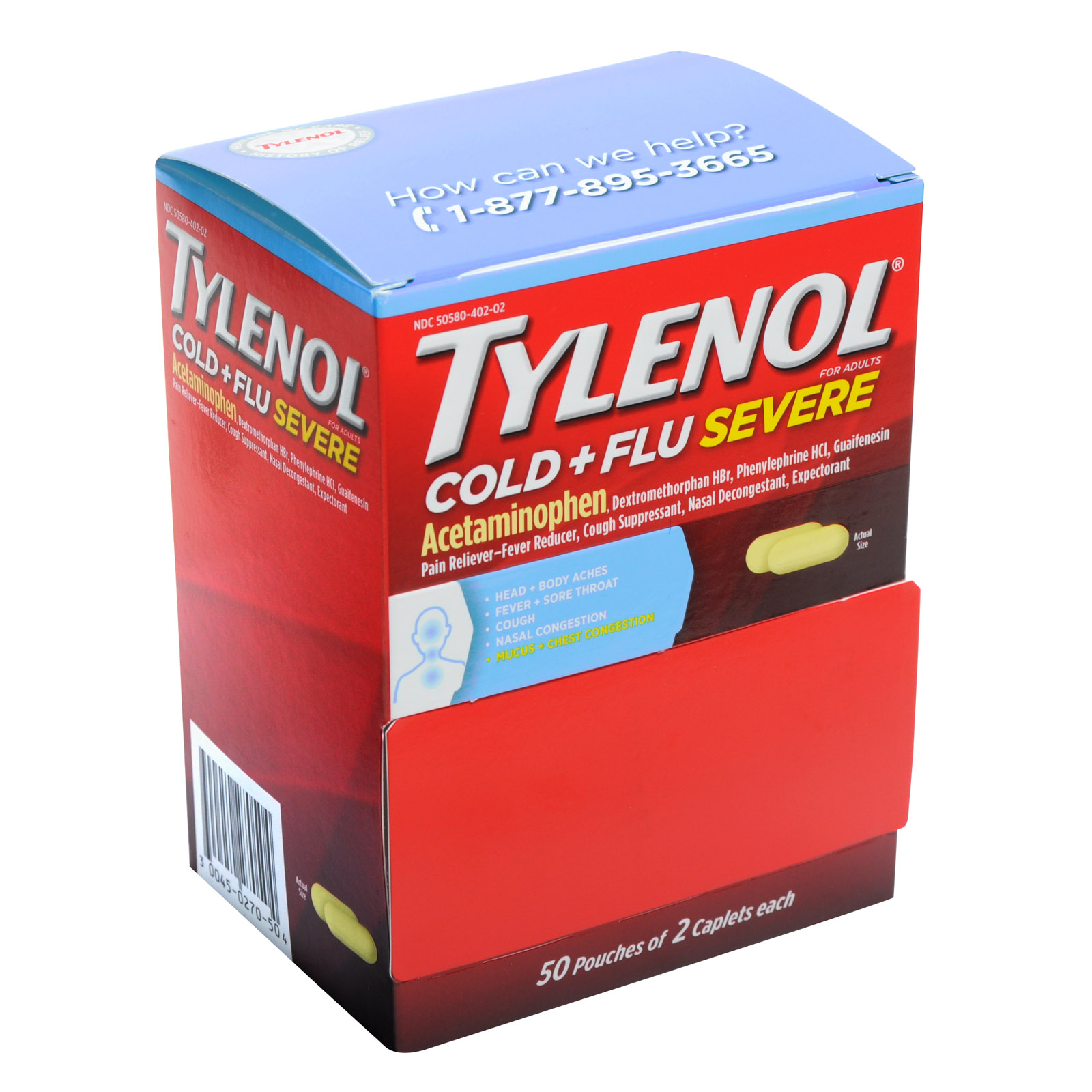 tylenol cold and flu acetaminophen